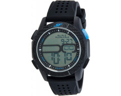 Sonata Fibre (SF) Digital Grey Dial Men's Watch-77057PP02